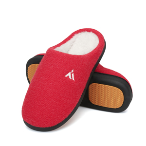 <strong>Felt</strong> Unisex Memory Foam Warm Anti Slip Indoor Cotton House <strong>Slippers</strong> for Men Women - Product Image 1
