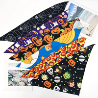 Nuevos Accesorios para Mascotas de Halloween 2026, Pañuelo para Perro con Estampado de Dibujos Animados, Babero Triangular Transpirable y Lavable para Gato, Accesorio Festivo para el Cuello