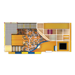 Equipo de Juegos Interior <span class=keywords><strong>Comercial</strong></span> con Área de Juegos Suave de Plástico, Piscina de Pelotas, Tobogán, No Tóxico, para Parques de Diversiones y Centros Comerciales - Product Image 3