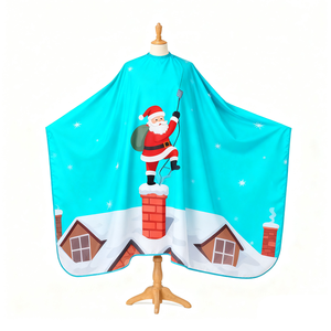 Wanmei ผ้ากันเปื้อนสำหรับช่างตัดผมคริสมาสต์กันน้ำสำหรับตัดผม - Product Image 6