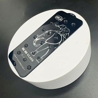 ND OVOG 6D büyük eğri tam tutkal cam ekran koruyucu temperli cam Iphone Samsung için