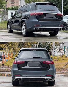 Kit de carrosserie en matériau Pp pour mercedes-benz Gls450 500x167 mise à niveau Gls63s Amg diffuseur de pare-chocs avant et arrière becquet corps large - Product Image 4