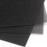Polyuréthane nid d'abeille poussière filtre éponge compresseur d'air ignifuge biochimique maille feuilles de mousse Service de coupe personnalisé