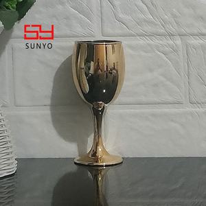 Effet coloré électrique or ruban vin <span class=keywords><strong>gobelet</strong></span> verre matériel Logo personnalisé en gros <span class=keywords><strong>gobelet</strong></span> doré - Product Image 4