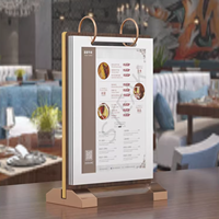 Support de menu écologique pour affichage de prix, calendrier de dîner et publicité – Article de vente en gros pour le commerce de détail