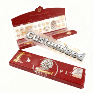 ورق لف مخصص وردي اللون بحجم كينج مع فلاتر، ورق لف بالجملة بتصميم شخصي - Product Image 5