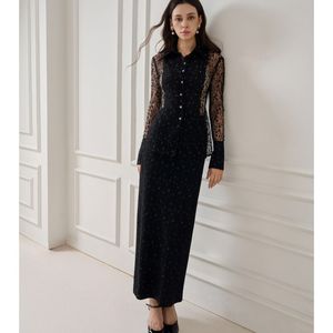 Elegante Falda vaquera para mujer 2025, faldas largas elegantes, conjunto de chaqueta de verano, ropa de mujer de alta calidad, nuevo diseño - Product Image 2