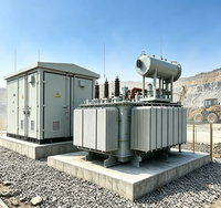 Düşük Kayıplı 3 Fazlı 220kV Yağlı Tip Ana Güç Trafosu 40MVA 50MVA 63MVA ONAF Soğutmalı Enerji İletim İstasyonu için
