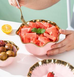 <b>Personalized</b> Nordic Luxury Ceramic Soup Fruit <b>Sweet</b> Rice Salad Bowl Eco-Friendly Home Restaurant Western Catering Items - Product Image 2