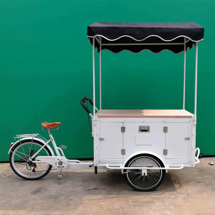 Factory price coffee cart bike/mobile coffee cart/ice cream bike