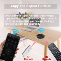 Control Remoto Wifi Barato, Control Remoto Inteligente Tuya para el Hogar, Control Remoto RF para TV y Aire Acondicionado