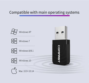 Oem Bodemprijs CF-812AC Snelle Snelheid Ac1200 <span class=keywords><strong>Usb</strong></span> Wifi Adapter <span class=keywords><strong>Usb</strong></span> Wi-Fi <span class=keywords><strong>Dongle</strong></span> Voor Set Top Box - Product Image 6