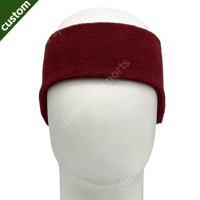 Bandeau d'hiver personnalisé en polaire, taille unique, extensible et élastique, pour sports de plein air et gym, idéal comme bandeau pour cheveux ou serre-tête, OEM