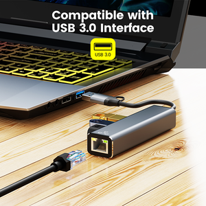 Bộ Chuyển Đổi USB Sang <span class=keywords><strong>RJ45</strong></span> <span class=keywords><strong>Ethernet</strong></span> Bộ Chia USB OTG USB 3.0 <span class=keywords><strong>Hub</strong></span> <span class=keywords><strong>4</strong></span> Trong 1 Type C Cho Macbook Dell Laptop - Product Image 5