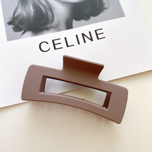 Kẹp Tóc Hình Chữ Nhật Bán Chạy Của Hàn Quốc Kẹp Tóc Cỡ Lớn 10.5Cm Chất Liệu PS Kết Thúc Mờ Móng Vuốt Tóc Màu Trơn Cho Nữ - Product Image 4