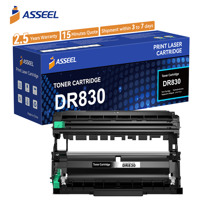 ASSEEL Factory NEW DR830 DR-830 Drum Unit Compatible Drum for Brother HL-L2480DW DCP-L2640DW MFC-L2807DW MFC-L2820DW L2820DWX