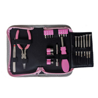 Kit de Herramientas Multifuncional de Acero al Carbono de Alta Calidad con Bolsa de Tela, Destornilladores, Alicates, Llaves Hexagonales - Set de Regalo