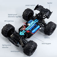 Voiture télécommandée SUCHIYU SCY-16101 RC 4x4, échelle 1:16, type buggy tout-terrain, 2,4 GHz, haute vitesse, drift, métal, prête à l'emploi, câble USB, charge 80m