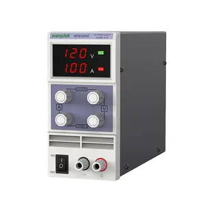 WANPTEK BENCH DC ADJUSTABLE POWER SUPPLY, DC POWER SOURCE, 120V 1A 120W, LAB, ELECTRONICS DESIGN, ELECTROPLATE, KPS1201D