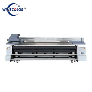 Lieferant Direkt versorgung funktionelle UV-Druckmaschine Hybrid Flach bett Rolle zu Rolle UV-Drucker