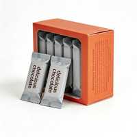 Boîte de présentation en papier personnalisée pour marque privée, petite boîte d'emballage pour barre chocolatée avec gaufrage gratuit, compostable