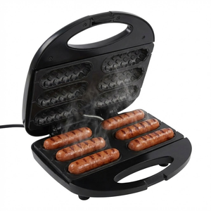 Máquina Eléctrica para Hacer Corndogs WndSeven, para Hornear 6 Salchichas, Postres y Sándwiches, con Placas Antiadherentes para Uso Doméstico - Product Image 1