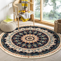 Anpassbarer Bohemian Marokkanischer Teppich Vintage Rutschfest Pflegeleicht Weich Langlebig für Wohnzimmer Sofa Heim-Dekoration
