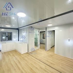 ขายตรงบ้านสำเร็จรูปแบบขยายได้ขนาด 20 ฟุต 40 ฟุต 1 2 3 4 5 ห้องนอน พร้อมครัวพับได้ บ้านขนาดเล็ก วิลล่า - Product Image 5