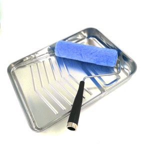 Outils de Peinture ensemble de brosse à rouleau de peinture ensemble de plateau de plateau en métal de 9 pouces couverture de rouleau - Product Image 6