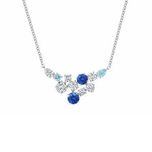 Collier pendentif œuf en argent pur S925, style riche et élégant, avec jade blanc transparent et diamant de moelle, tendance - Product Image 5