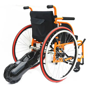 Kit <span class=keywords><strong>di</strong></span> Conversione a Motore Elettrico da 24V per Carrozzina Manuale con Propulsore Ausiliario Posteriore Intelligente Monoruota - Product Image 2