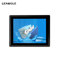 PC industriel à écran tactile capacitif à cadre ouvert LEANGLE avec boîtier arrière entièrement fermé, compatible avec les processeurs I3/I5/I7, écran tactile HMI