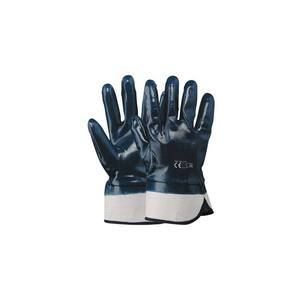 ถุงมือผ้าฝ้าย/NBR ขนาด9นิ้วผลิตภัณฑ์สวมใส่สบายและทนทาน - Product Image 2