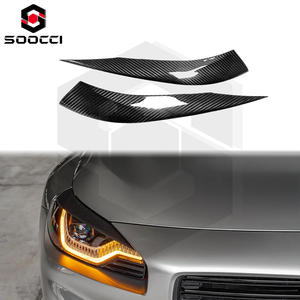 Alta Qualidade Dry Fibra De Carbono Upgrade Farol Sobrancelhas Lâmpada para BMW G87 M2 Coupe Nova Sobrancelha Cabeça Luz Lâmpada Body Kits - Product Image 1