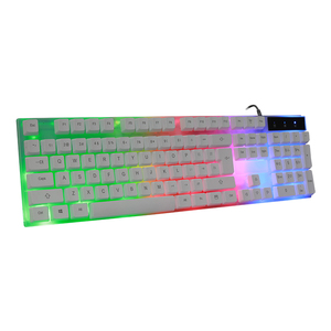 Nhà máy phù hợp dịch vụ <span class=keywords><strong>USB</strong></span> có dây chơi Game bàn phím 104 phím Ergonomic nhiều màu LED Backlit chơi game Bàn phím Kit cho game thủ - Product Image 6