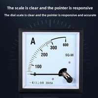 Compteur de surcharge SQ-96 avec affichage à aiguille, voltmètre de courant alternatif 600A 500V