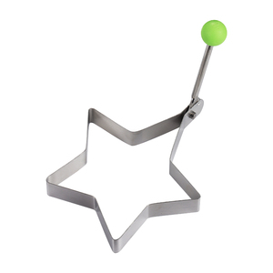 Spiegelei Form Edelstahl Ei Wilderer Ringe Mit Silikon Griffe Verschiedene Formen Pfannkuchen form Kekse Hersteller Backen 4004006 - Product Image 2