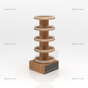 Étagère de présentation de bois pour boissons et bières en bouteille pour supermarchés - Product Image 5