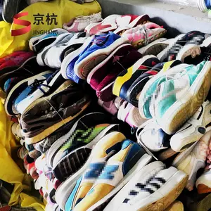 Used Basketball Football Sports Branded Men Used Shoes Original Second Hand Running Shoes Wholesale