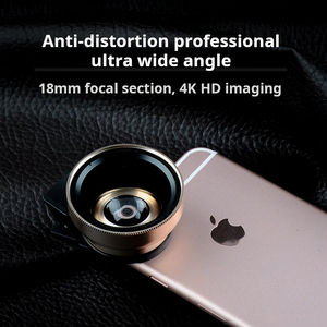0.45x زاوية واسعة للغاية + عدسة ماكرو هاتف محمول عدسة متوافقة مع مقطع عالمي للتصوير السياحي ، والهندسة المعمارية ، والزهور - Product Image 2