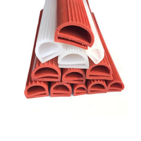Venta al por mayor de fábrica: Tira de sellado de silicona en forma de U personalizada, junta de goma EPDM para puertas de horno y ventanas, moldura de borde con corte a medida