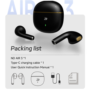 ND Air 3 Design Bio-Ergonomico Comfort Fit Sistema di Controllo Intelligente HyperTouch 2.0 Tecnologia di Miglioramento Acustico HyperBass 3.0 - Product Image 3