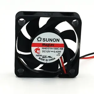 Standart SUNON 4010 eksenel fan,sunon 40x40x10mm 12v soğutma fanı, 40x40 küçük eksenel akış DC 12V HA40101V4-1000C-A99