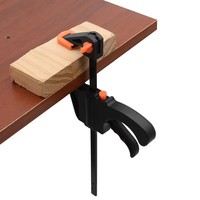 Kit de pinces de serrage rapide à cliquet pour le travail du bois, 4-24 pouces, avec support inversé, outil de serrage rapide pour le travail du bois