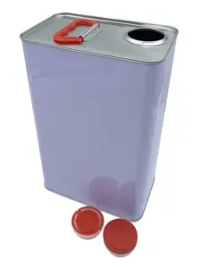 Latas retangulares de metal reutilizáveis de 4L para embalagem e armazenamento de alimentos Latas Ma Kou Tie Kong Latas Matcha Latas para alimentos