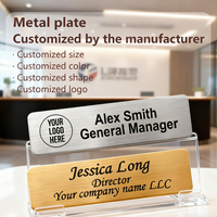 Etiquetas de Código QR de Metal Impresas con Grabado, Acero Inoxidable Resistente a la Corrosión, Forma Personalizada