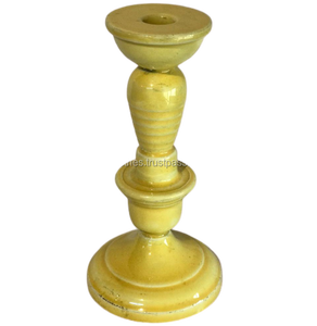 โลหะเหล็กเทียนที่มีสีสันกรวยเทียนผู้ถือตารางการออกแบบโลหะเทียนเสาสำหรับตกแต่งบ้านสวนใช้ - Product Image 3