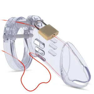 Erkek bekaret cihazı-hafif tıbbi sınıf bekaret kitleri ile 5 u-yüzük, horoz kafes yetişkin seks oyuncak erkekler için - Product Image 1