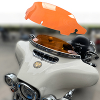 Accessoires pour moto, pare-brise personnalisé PC 4,5 pouces, pare-brise coloré pour Harley Touring Street Glide Ultra Limited 2014-2023