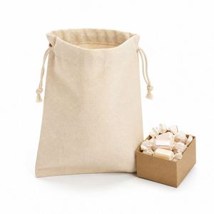 Wholesale Cotton Muslin Bridal Favor Pouch Custom Logo <b>Wedding</b> <b>Gift</b> <b>Bag</b> Party Storage - Product Image 3
